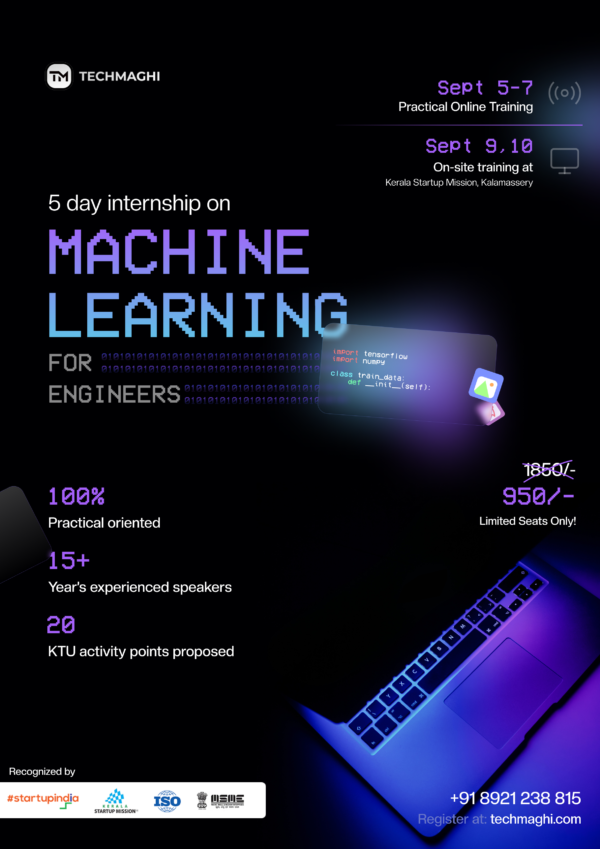 5 DAY INTERNSHIP ON MACHINE LEARNING - TECHMAGHI