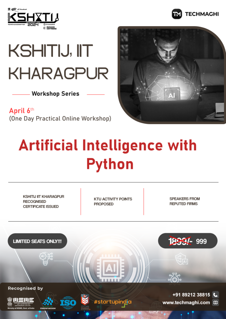 ARTIFICIAL INTELLIGENCE WITH PYTHON - TECHMAGHI
