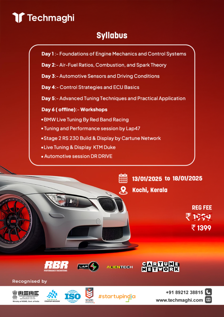 6 DAYS ENGINE MANAGEMENT AND TUNING INTERNSHIP - TECHMAGHI